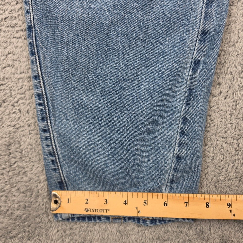 Levis Premium Baggy Dad Barrel Jeans Womens 24 Blue High Rise Relaxed Tapered - Picture 12 of 13